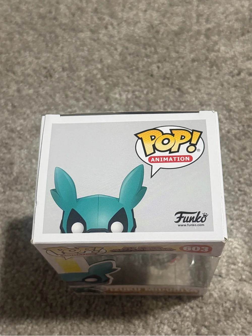Funko Pop! Izuku Midoriya Teal & Black Vinyl Figure #603 - Picture 2 of 4